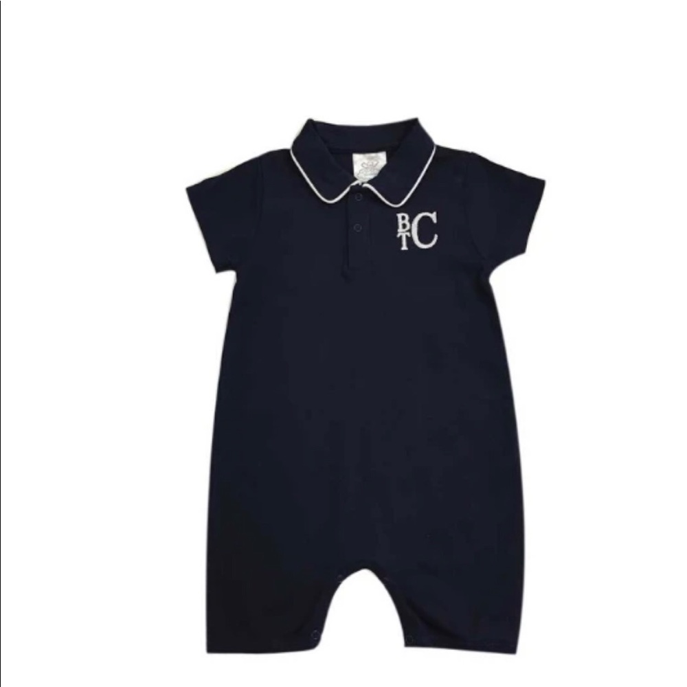 Bambinos Preston Navy Playsuit